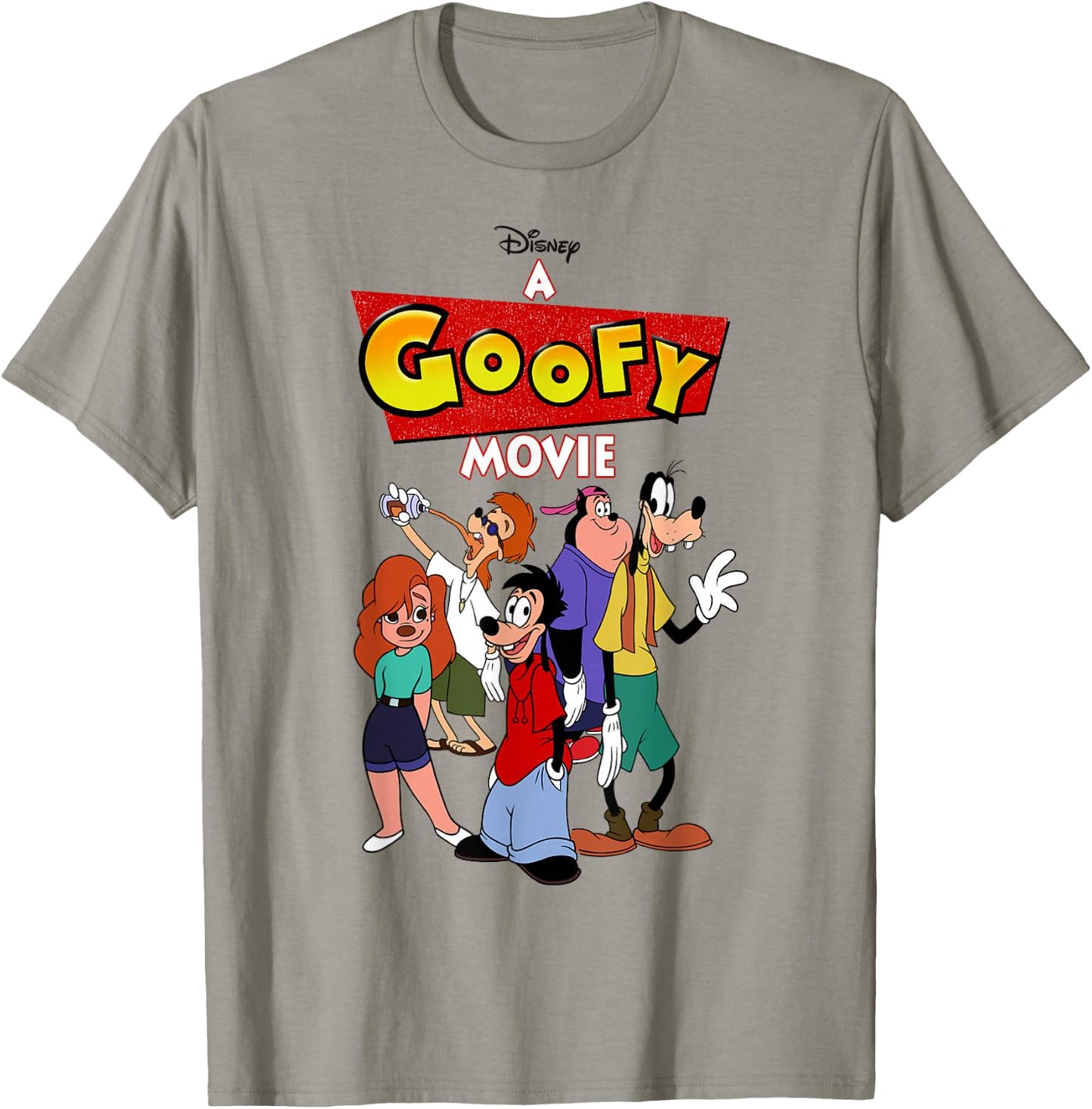 Disney A Goofy Movie Group Shot Logo T-Shirt - T-Shirt | Sand