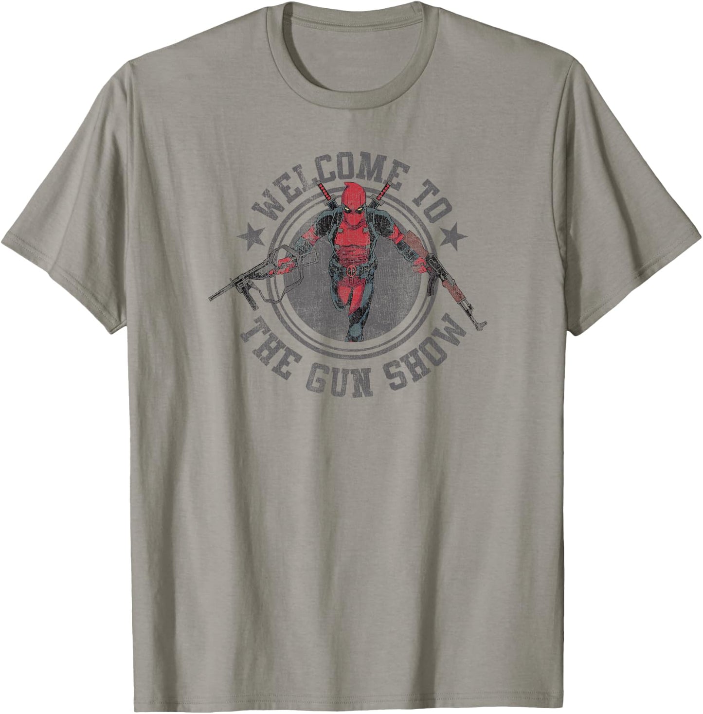 Marvel Deadpool Welcome to The Gun Show Vintage Comic T-Shirt - T-Shirt | Sand