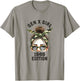 Gen X Girl 1969 Edition Retro Camouflage Headband messy bun T-Shirt - T-Shirt | Sand
