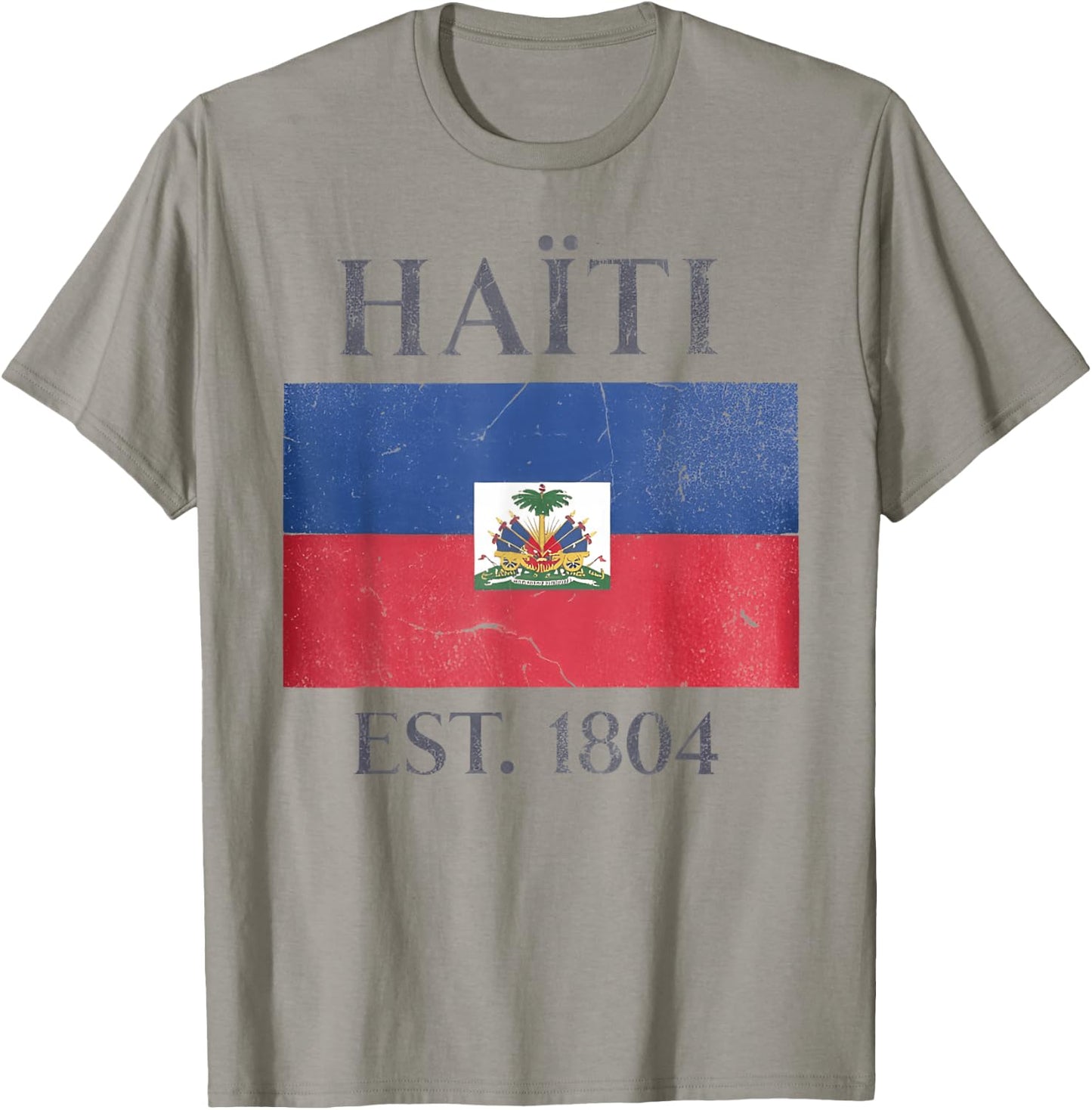 Haitian Revolution 1804 Haiti Flag Independence Day T-Shirt - T-Shirt | Sand