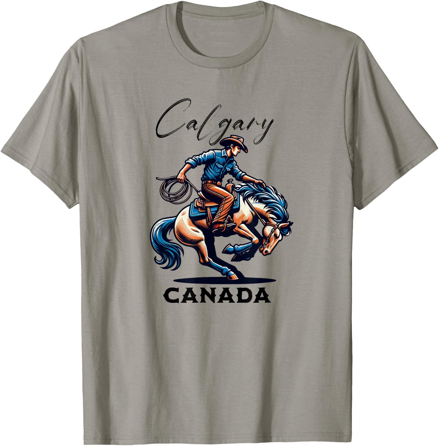 Calgary Canada Rodeo T-Shirt - T-Shirt | Sand