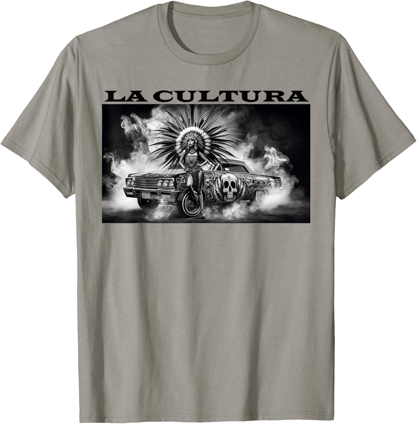 Chicano Mexican Culture Lowriders Aztec Classic La Cultura T-Shirt - T-Shirt | Sand