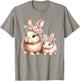 Mama Bunny Rabbit Owner New Mom Mommy For Mothers Day T-Shirt - T-Shirt | Sand