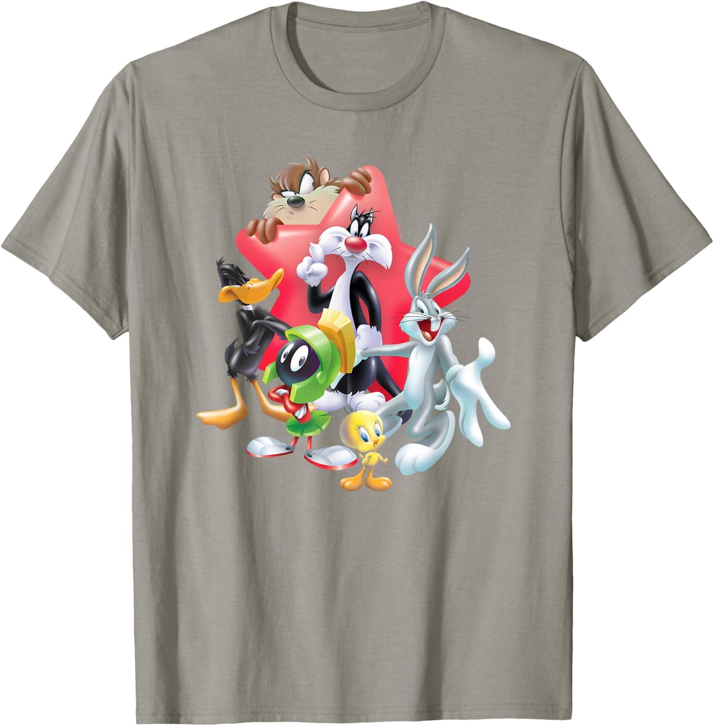 Looney Tunes Bugs Bunny and Friends Star T-Shirt - T-Shirt | Sand