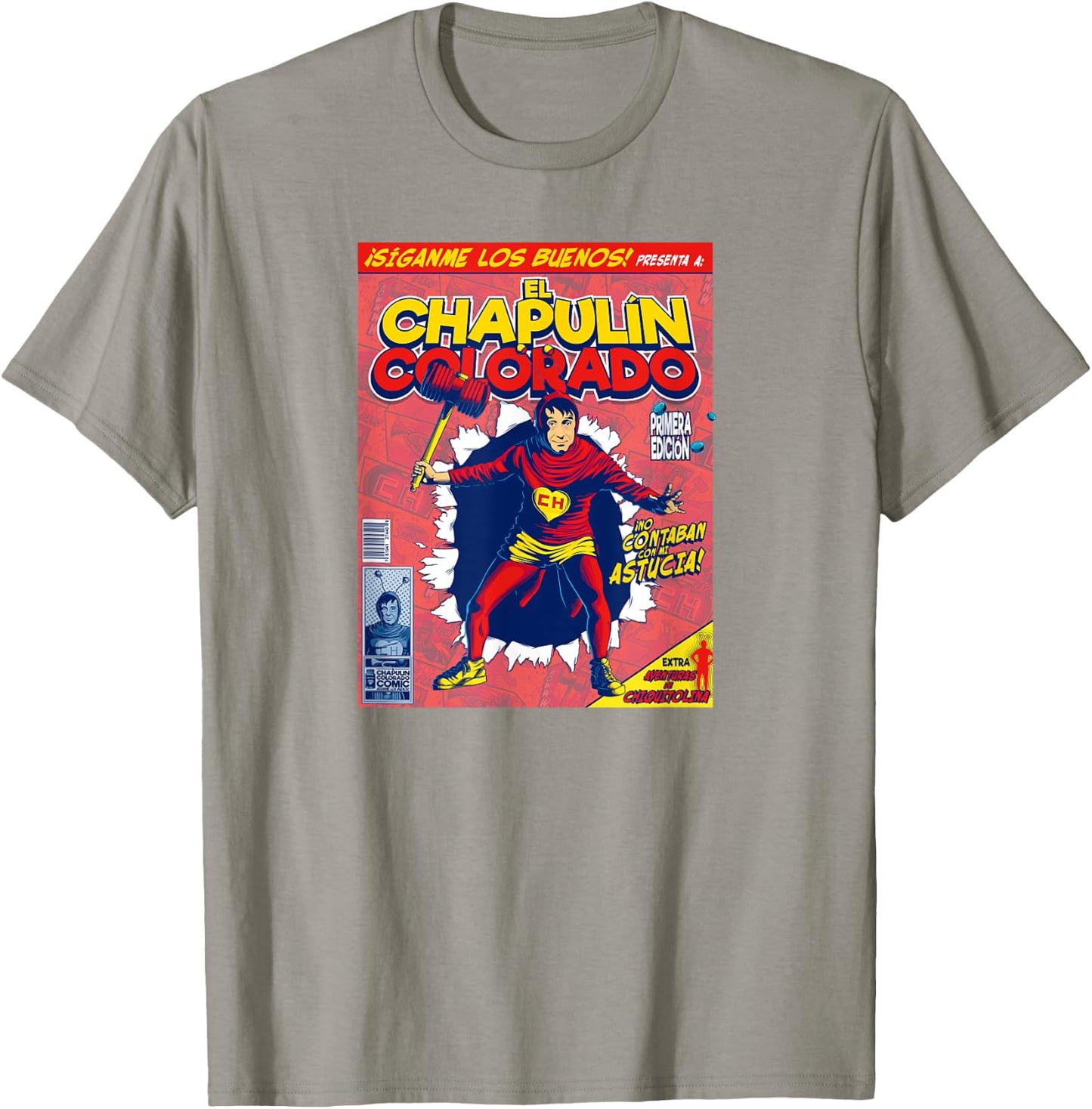 Chapulin Colorado - Fun Desings for Kids, Teen, Women & Men T-Shirt - T-Shirt | Sand