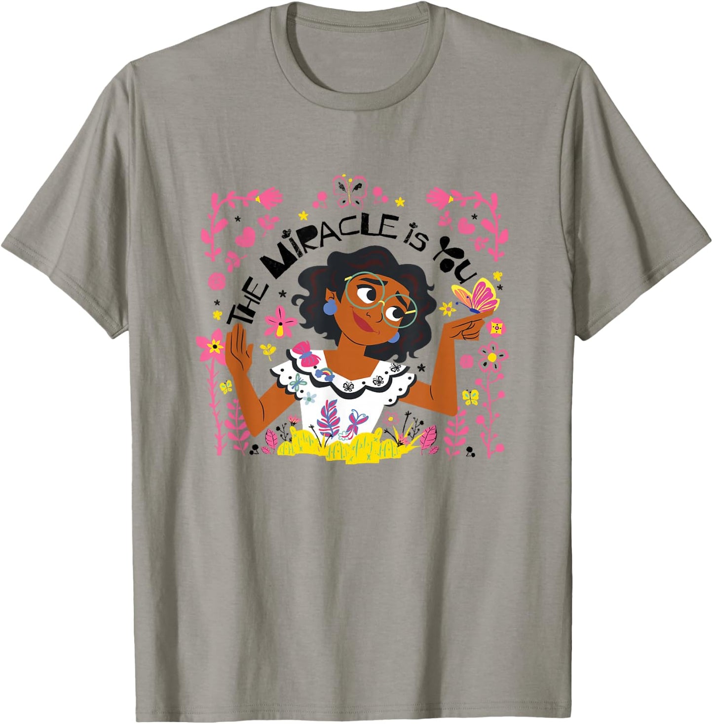 Disney Encanto Valentine's Day The Miracle Is You Chest Logo T-Shirt - T-Shirt | Sand