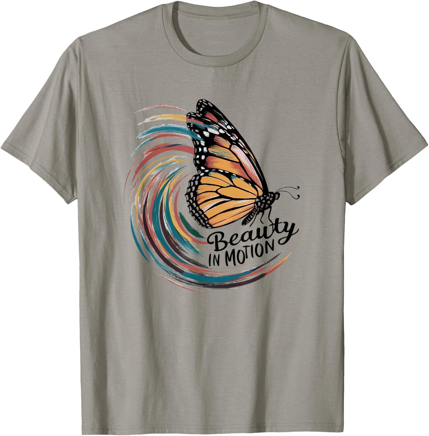 Monarch Butterfly Cute Butterflies Lover Inspirational Fun T-Shirt - T-Shirt | Sand