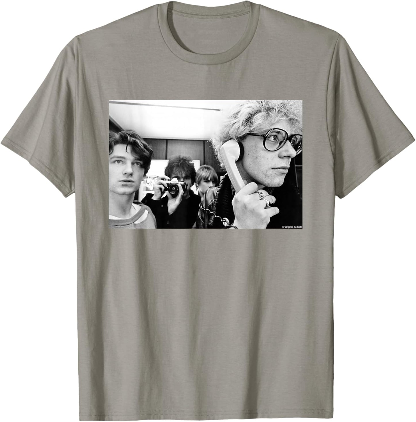 U2 Band Photo 1980 by Virginia Turbett T-Shirt - T-Shirt | Sand