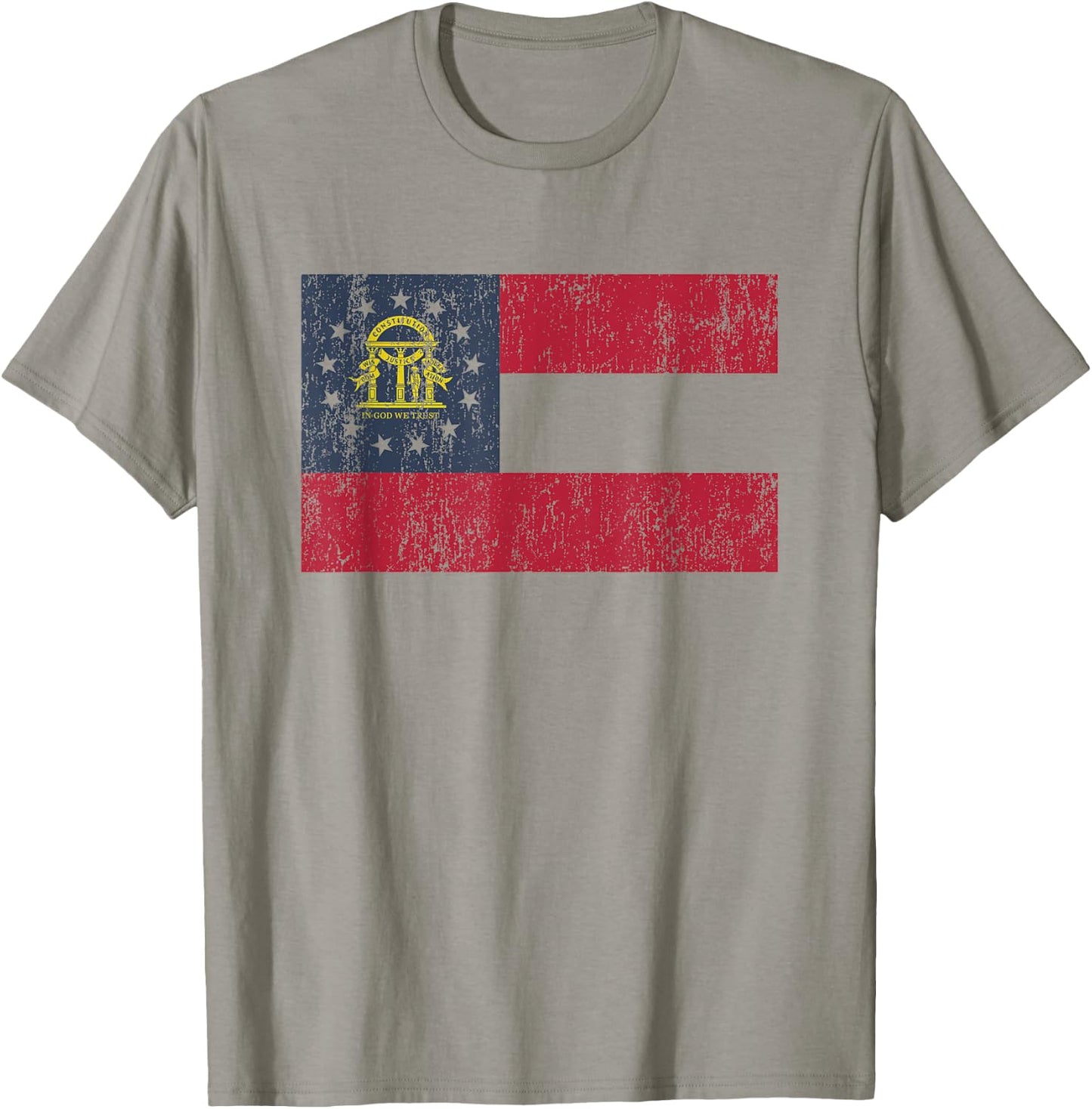 Vintage Georgia Flag GA T-Shirt - T-Shirt | Sand
