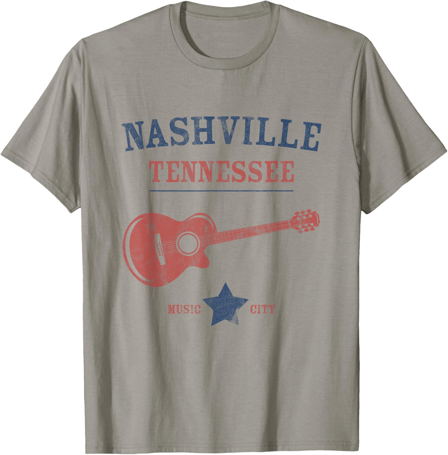 Nashville - Guitar T-Shirt - T-Shirt | Sand