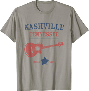 Nashville - Guitar T-Shirt - T-Shirt | Sand