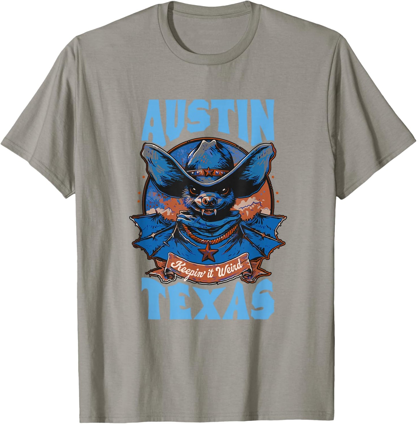 Texas Pride - Keep It Weird Austin - Austin Bats T-Shirt - T-Shirt | Sand
