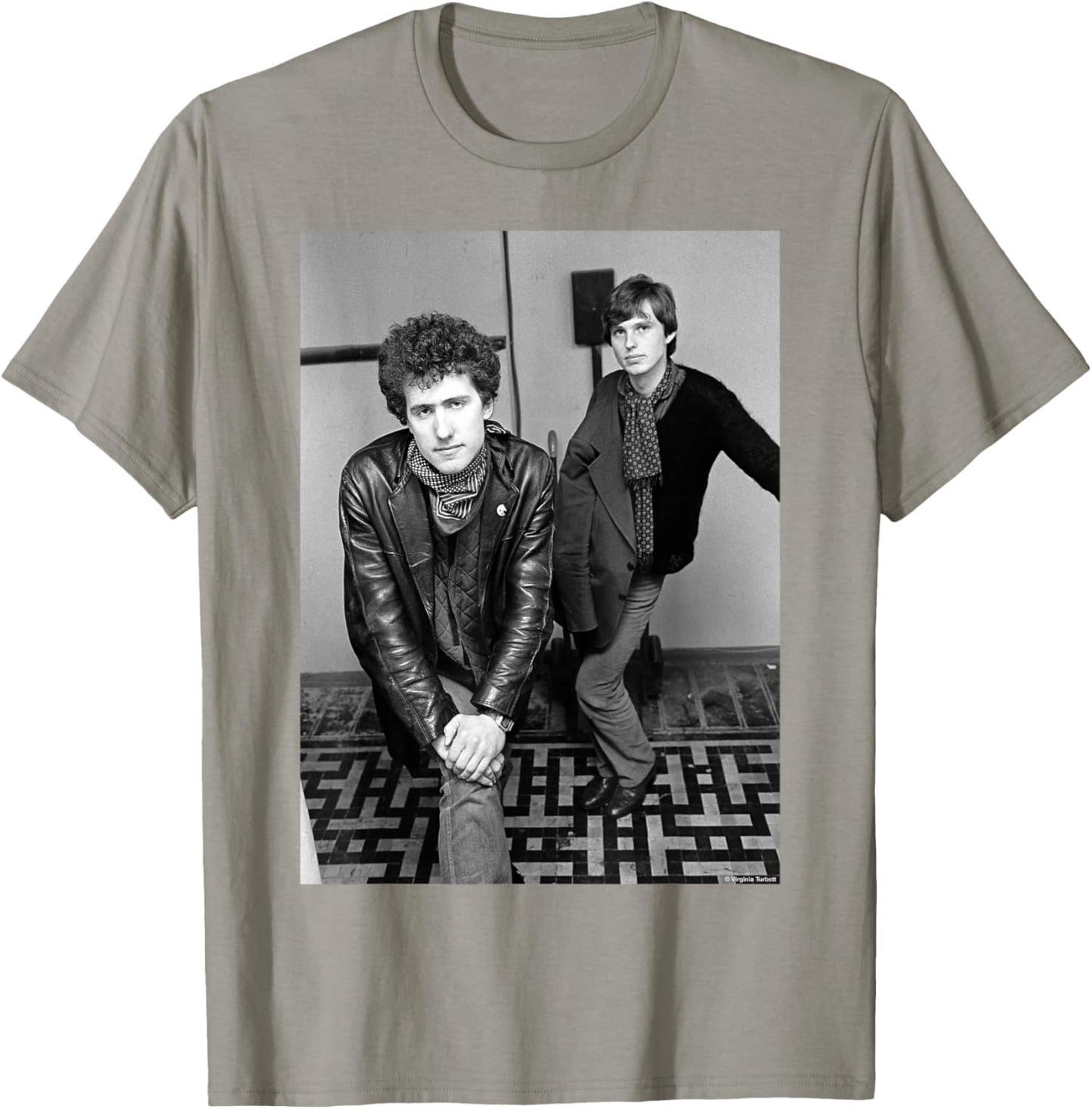 OMD Orchestral Manoeuvres In The Dark By Virginia Turbett T-Shirt - T-Shirt | Sand