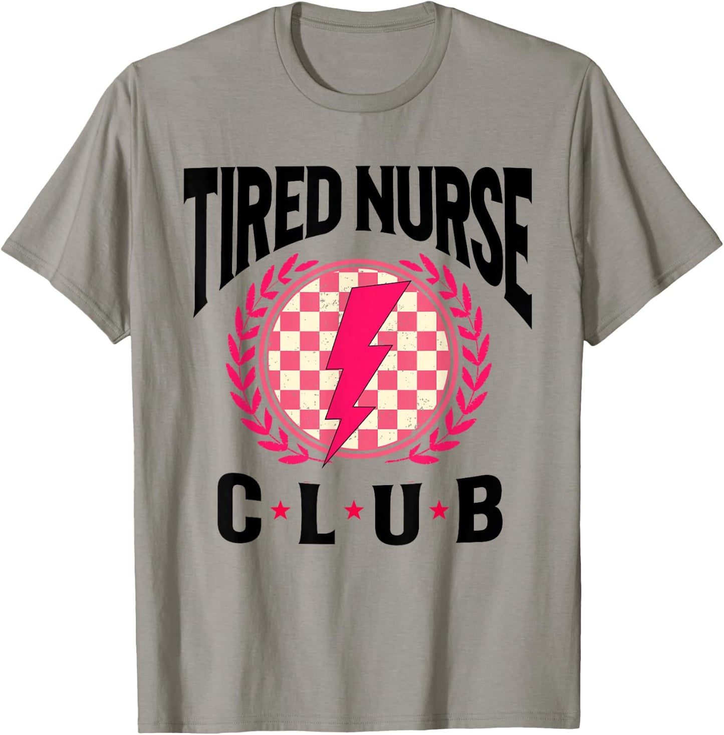Tired Nurses Club Funny Groovy CRNA RN Future Nursing School T-Shirt - T-Shirt | Sand