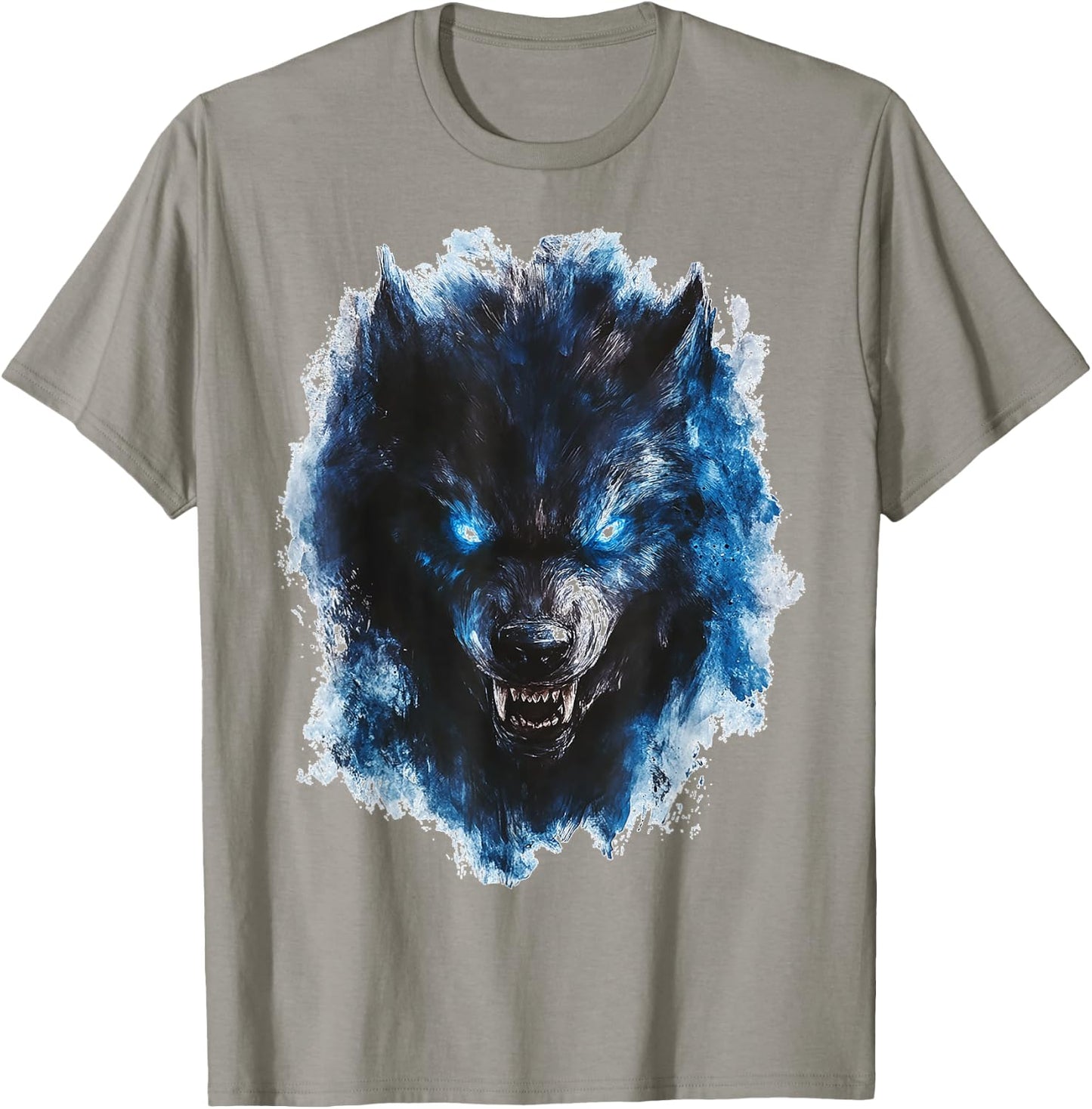 Werewolf Mythical Graphic Fantasy Artwork Werewolf T-Shirt - T-Shirt | Sand