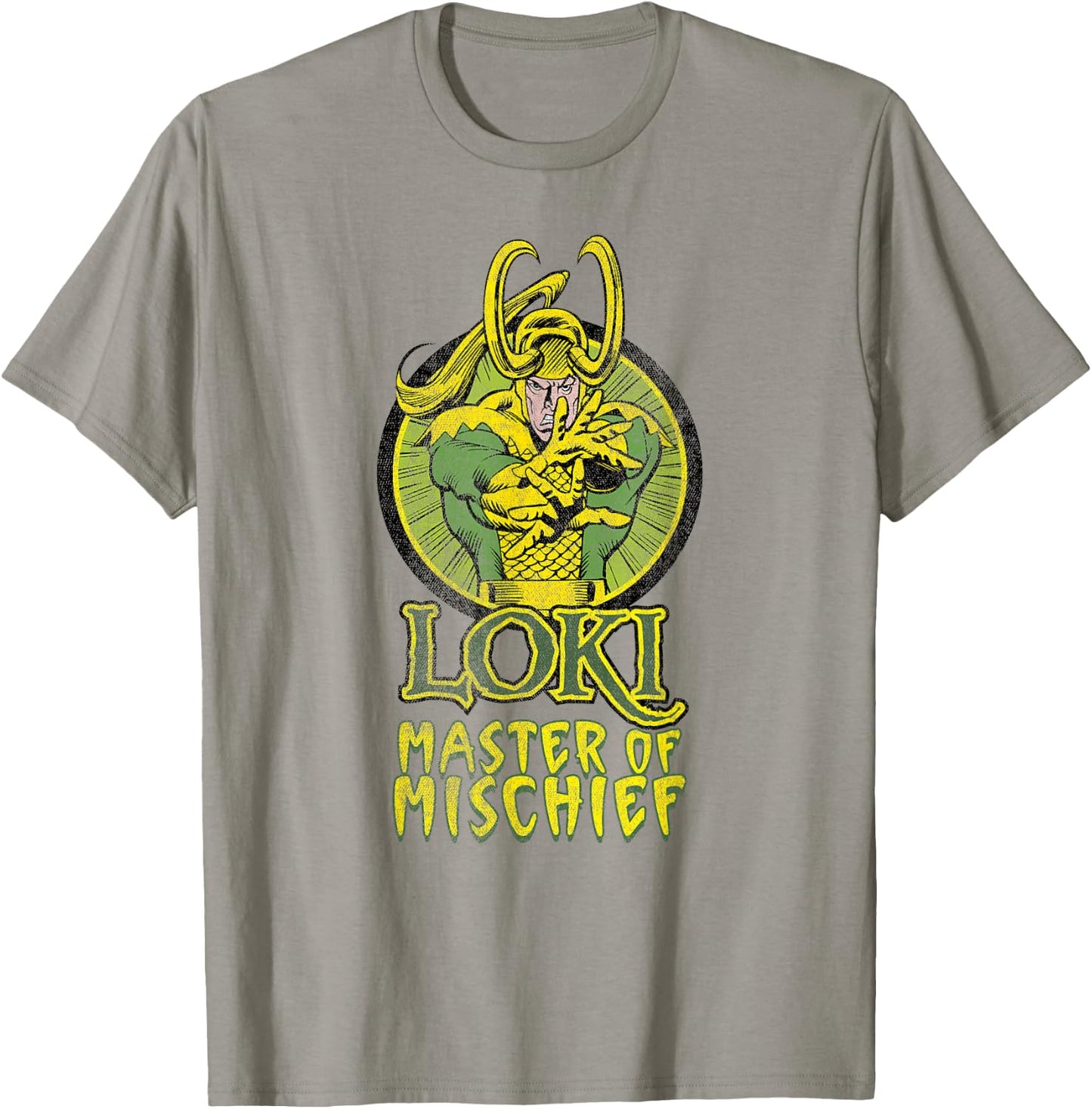 Marvel Loki Master of Mischief Vintage Comic Villain T-Shirt - T-Shirt | Sand