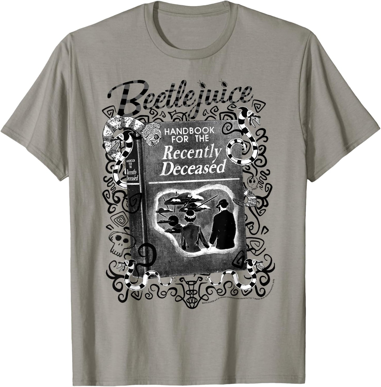 Beetlejuice Handbook for The Recently Deceased T-Shirt - T-Shirt | Sand