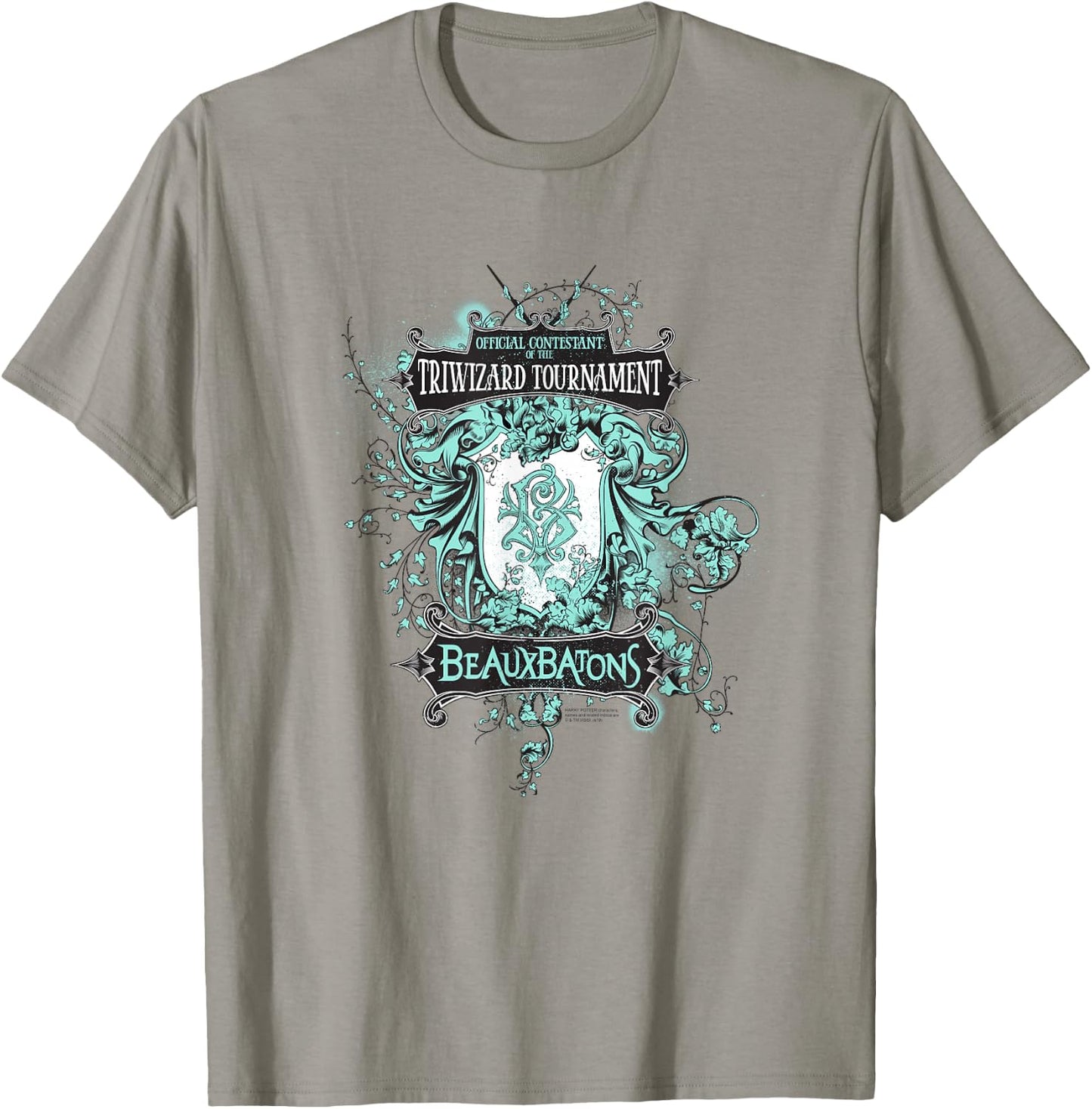 Harry Potter Beauxbatons Crest T-Shirt - T-Shirt | Sand