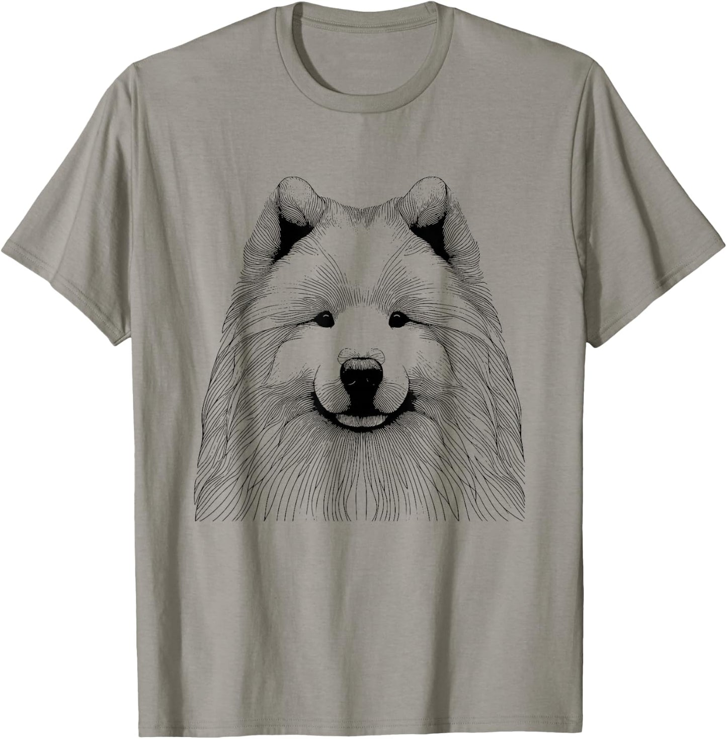 Dog Fingerprint - Samoyed Dad Mom Women T-Shirt - T-Shirt | Sand