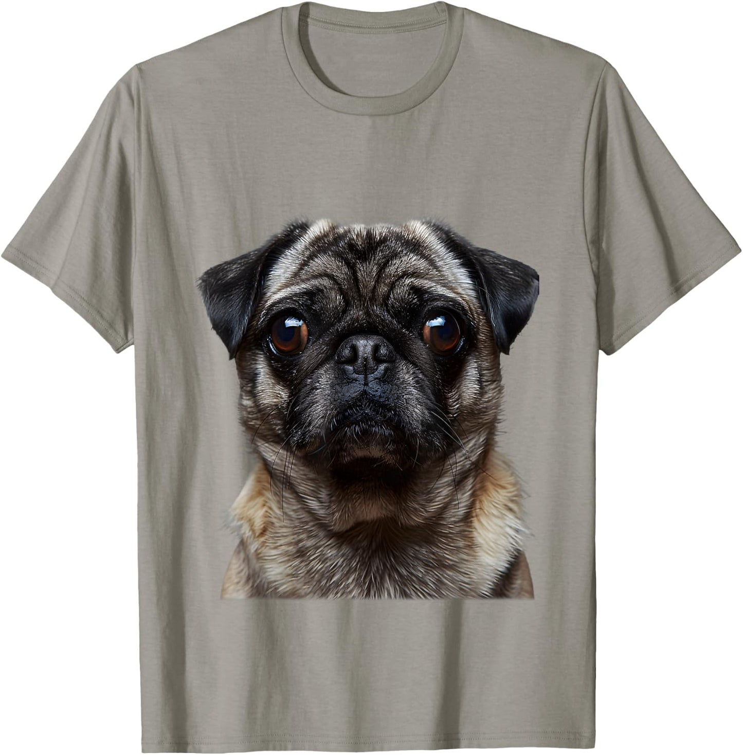 Cool Pug Face I Dog Pug Costume T-Shirt - T-Shirt | Sand