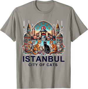 Istanbul, Turkey - City of Cats II T-Shirt - T-Shirt | Sand