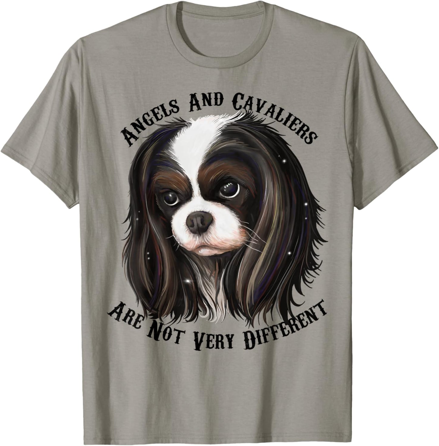 Cavalier King Charles Spaniel tri color T-Shirt - T-Shirt | Sand
