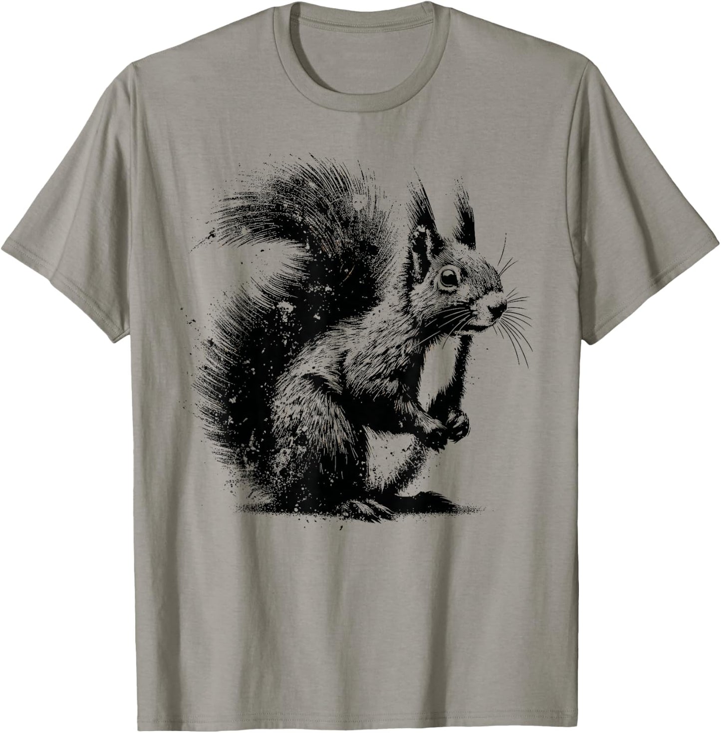Edgy Grunge Aesthetic Squirrel Lover Shirt Edgy Squirrel T-Shirt - T-Shirt | Sand