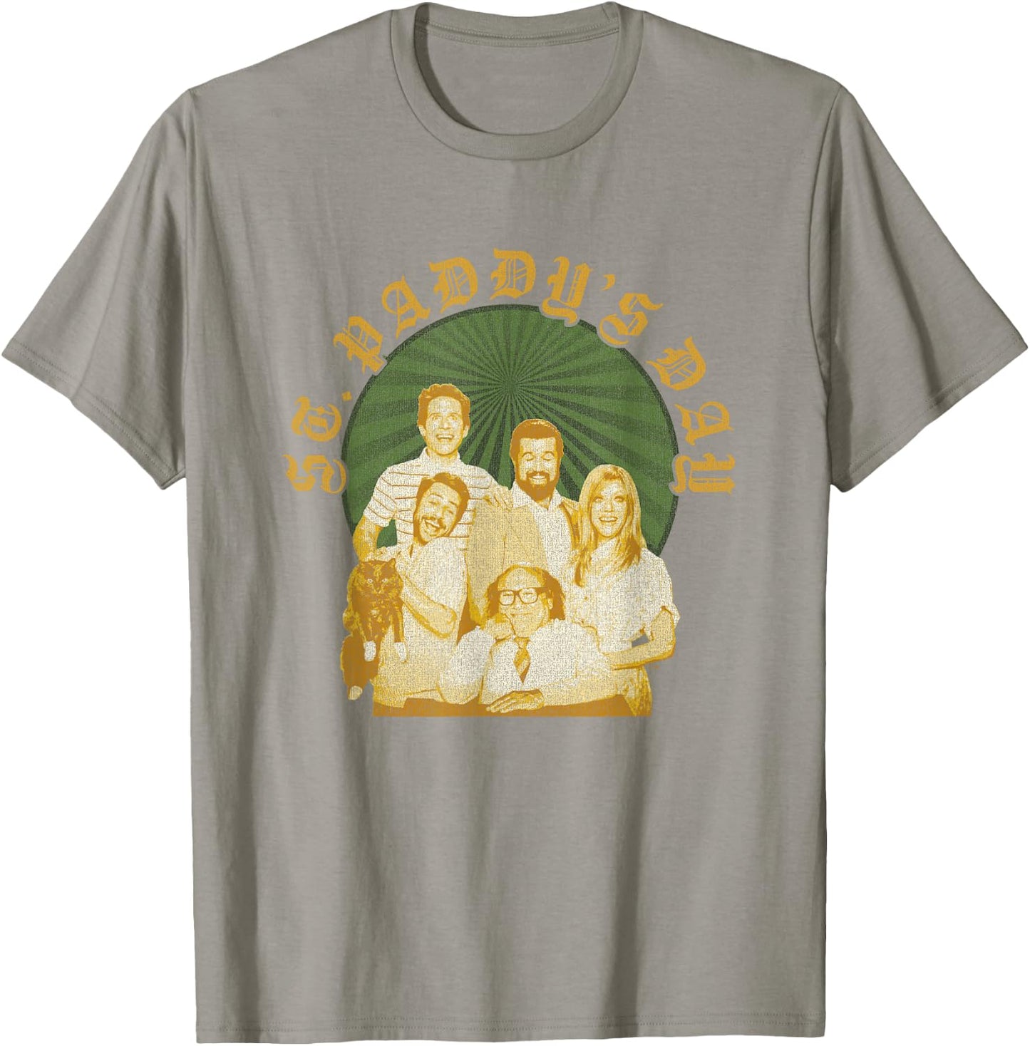 It's Always Sunny In Philadelphia St. Patrick's Day Faded T-Shirt - T-Shirt | Sand