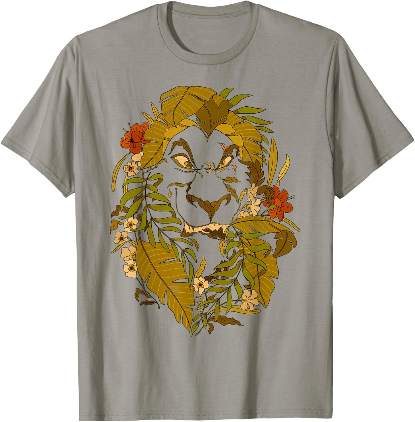 Disney The Lion King Leaf Scar Portrait T-Shirt - T-Shirt | Sand