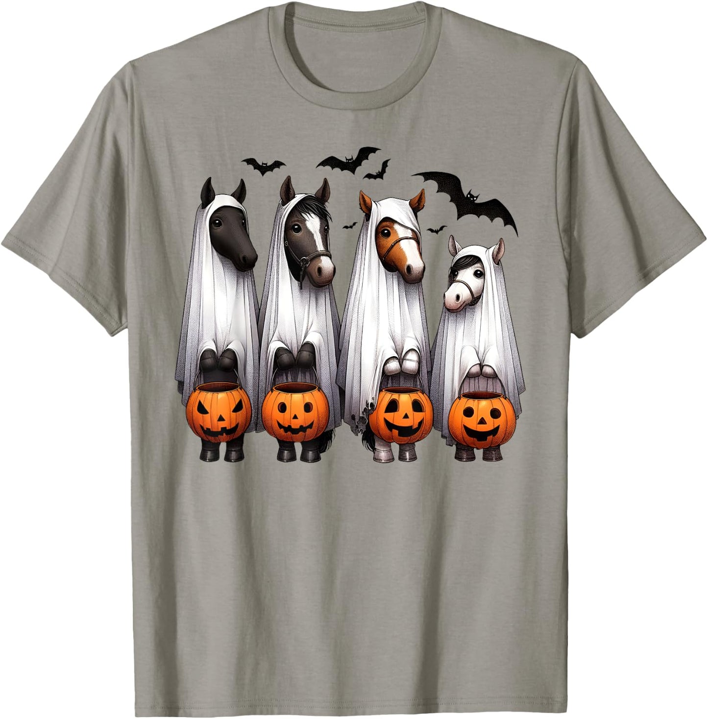 Horse Ghost T-Shirt - T-Shirt | Sand