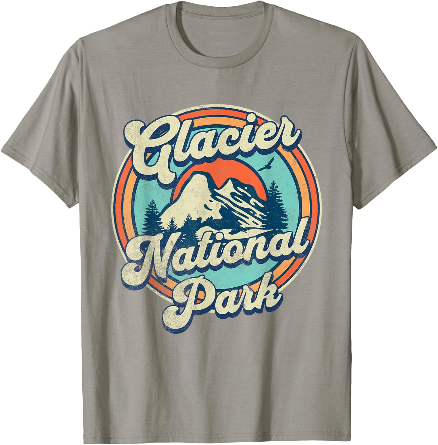 Glacier National Park T-Shirt - T-Shirt | Sand
