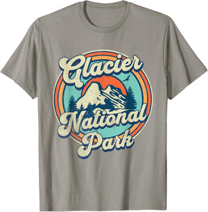 Glacier National Park T-Shirt - T-Shirt | Sand