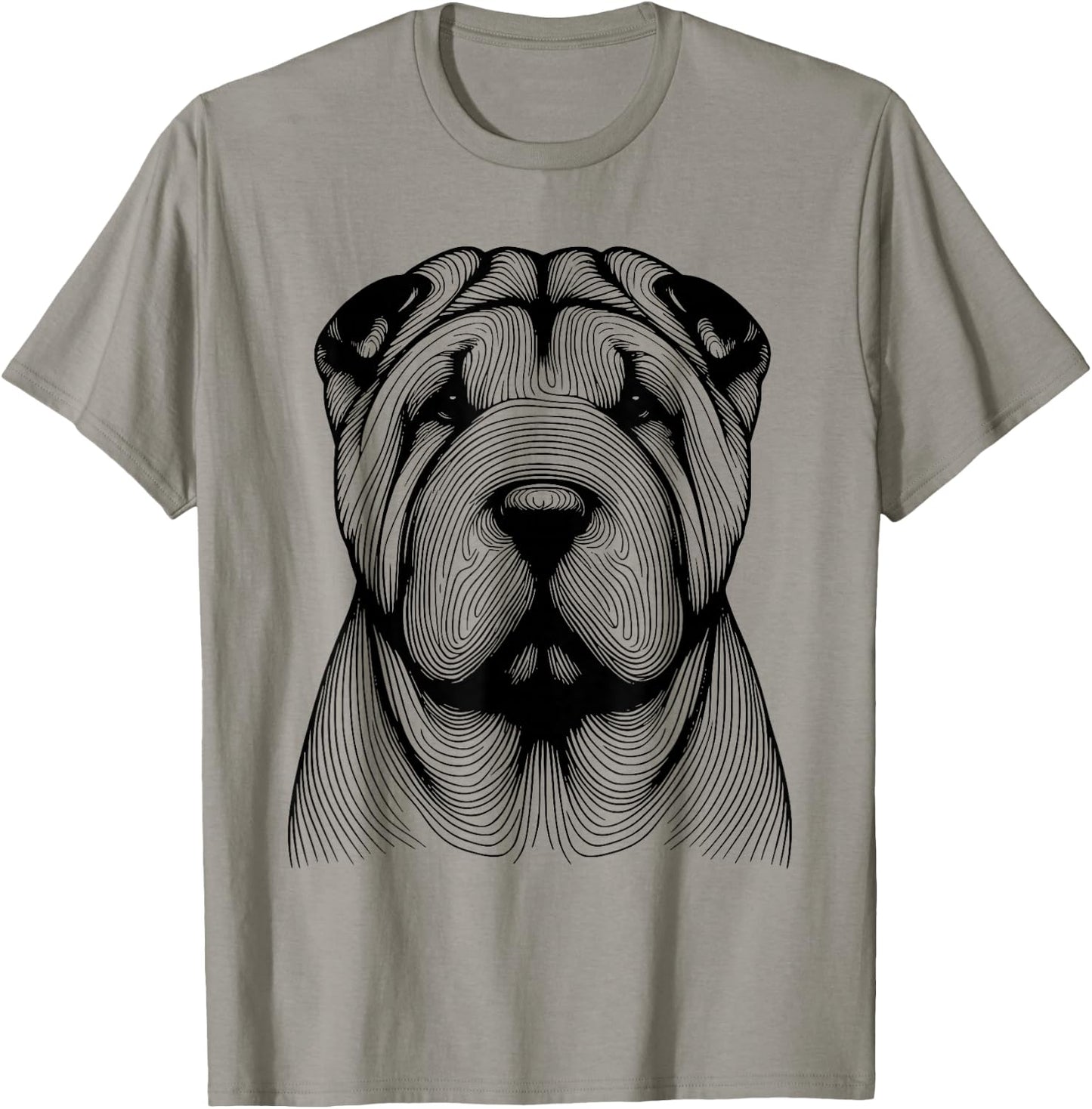 Dog Fingerprint - Shar Pei Dad Mom Women T-Shirt - T-Shirt | Sand