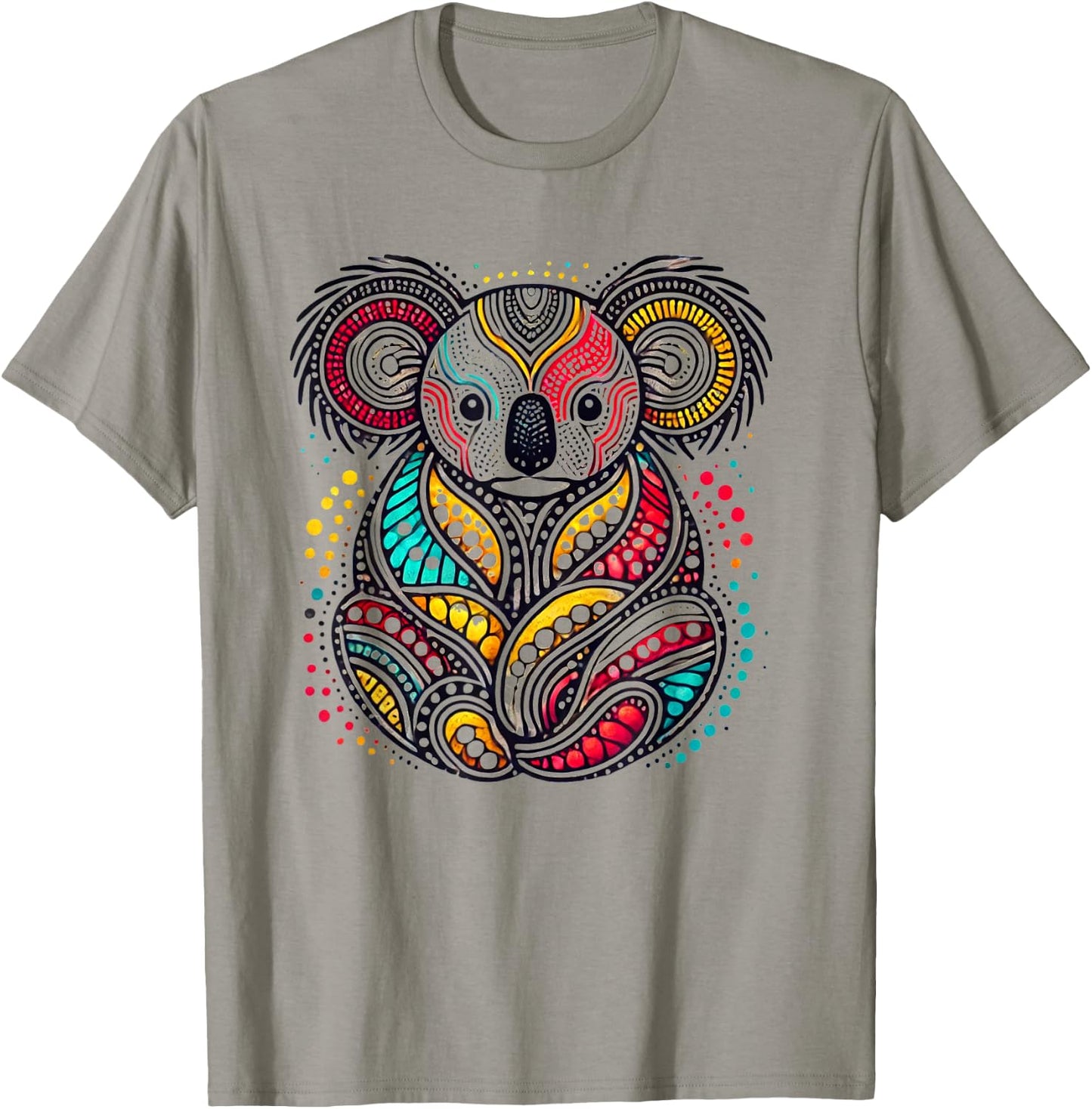 Australian Aboriginal Koala Funny Animal Lover Australia T-Shirt - T-Shirt | Sand