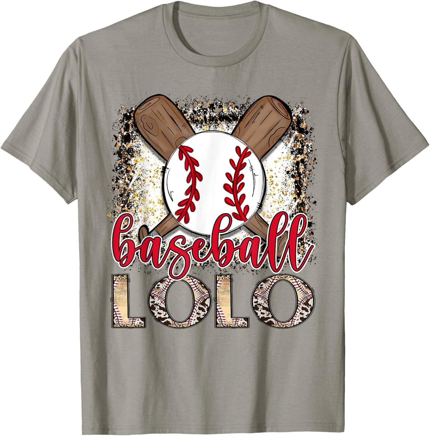 Baseball Lolo Leopard Proud Ball Lolo Game Day T-Shirt - T-Shirt | Sand