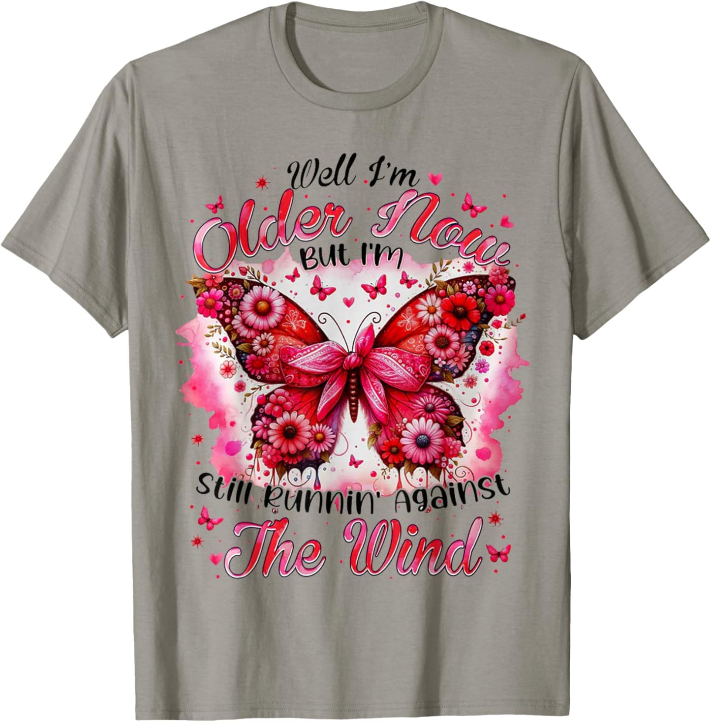 Well I'm Older Now But I'm Still Runnin' Against The Wind T-Shirt - T-Shirt | Sand