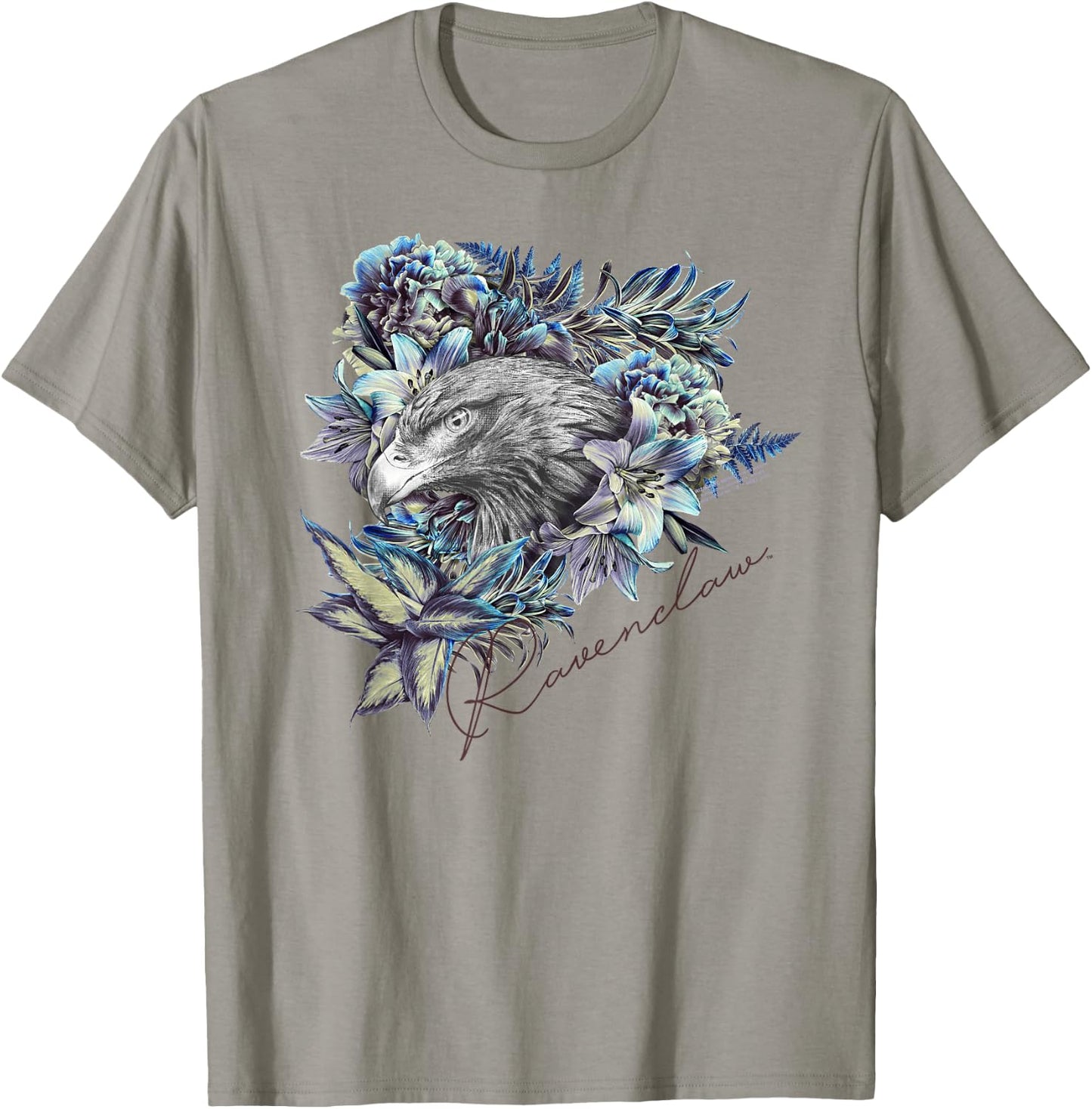 Harry Potter Ravenclaw Floral Eagle Mascot T-Shirt - T-Shirt | Sand