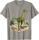 Compsognathus Dinosaur Graphic Illustration Compsognathus T-Shirt - T-Shirt | Sand