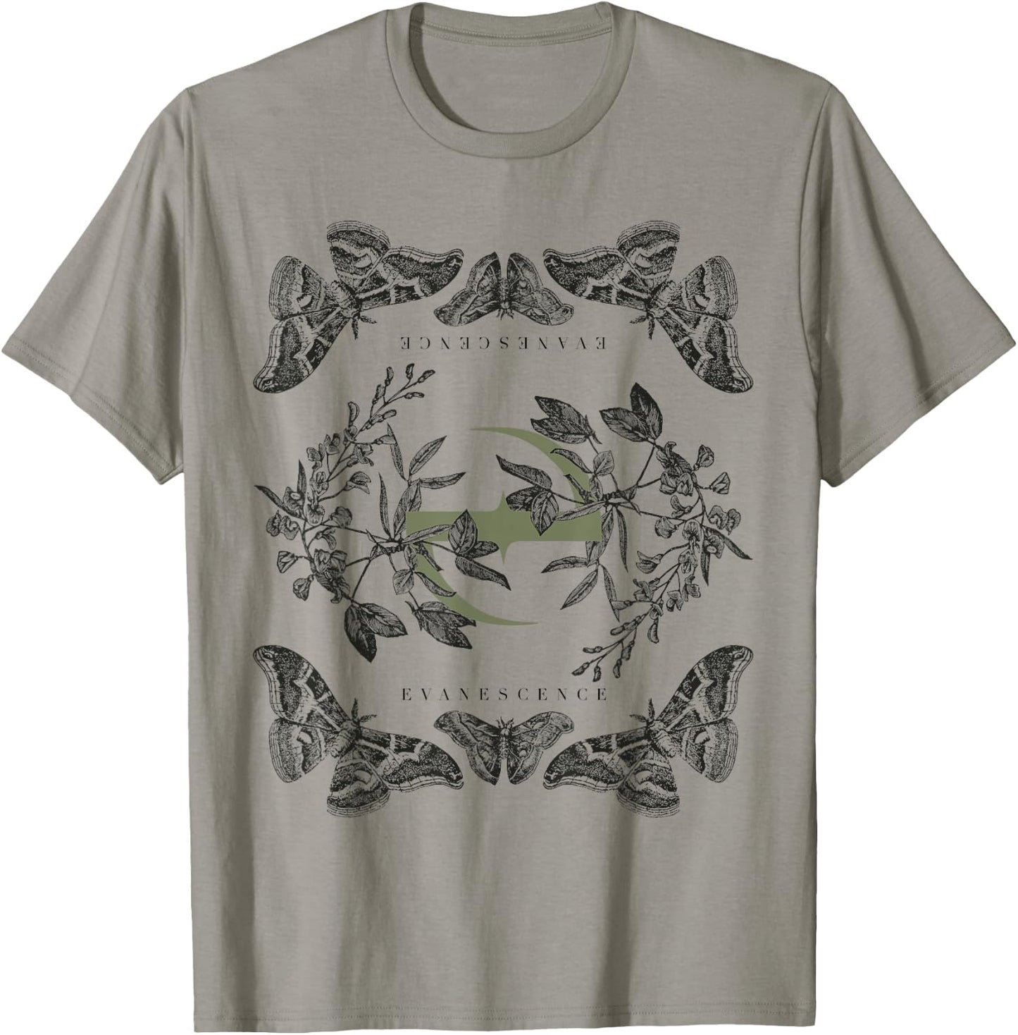 Evanescence – Synthesis Moth T-Shirt - T-Shirt | Sand