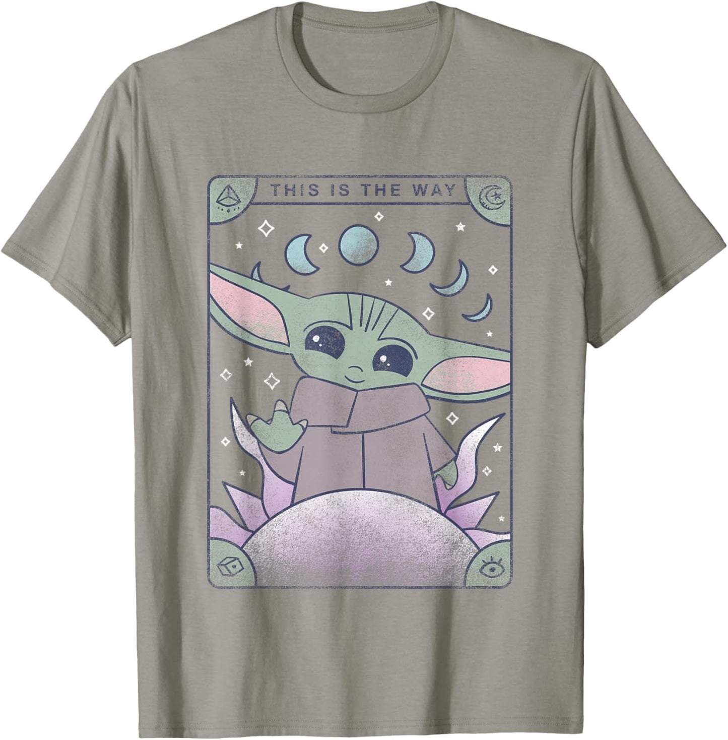 Star Wars The Mandalorian Grogu This Is The Way Retro Logo T-Shirt - T-Shirt | Sand