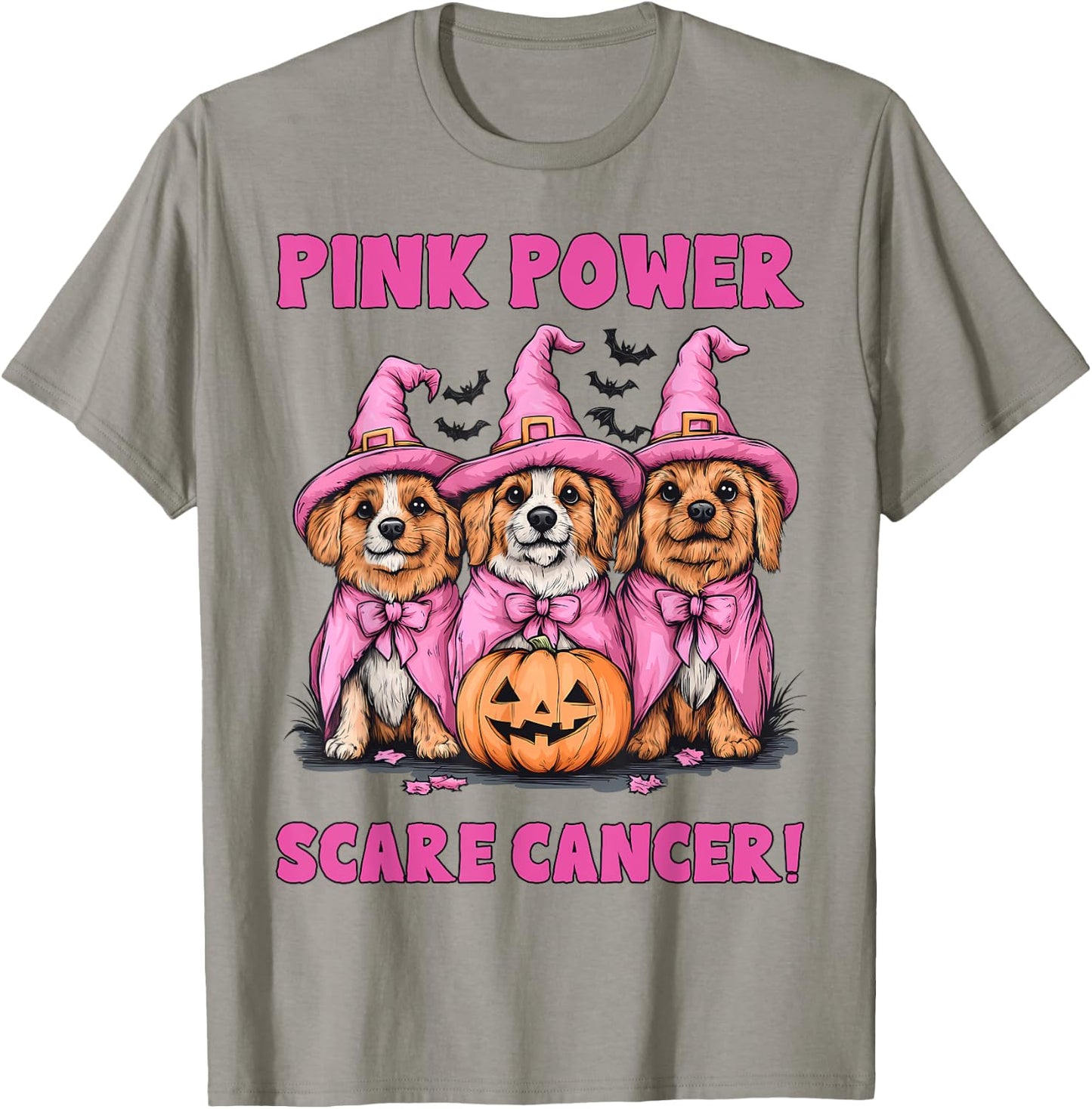 In October We Wear Pink Australian Shepherd Breast Cancer T-Shirt - T-Shirt | Sand