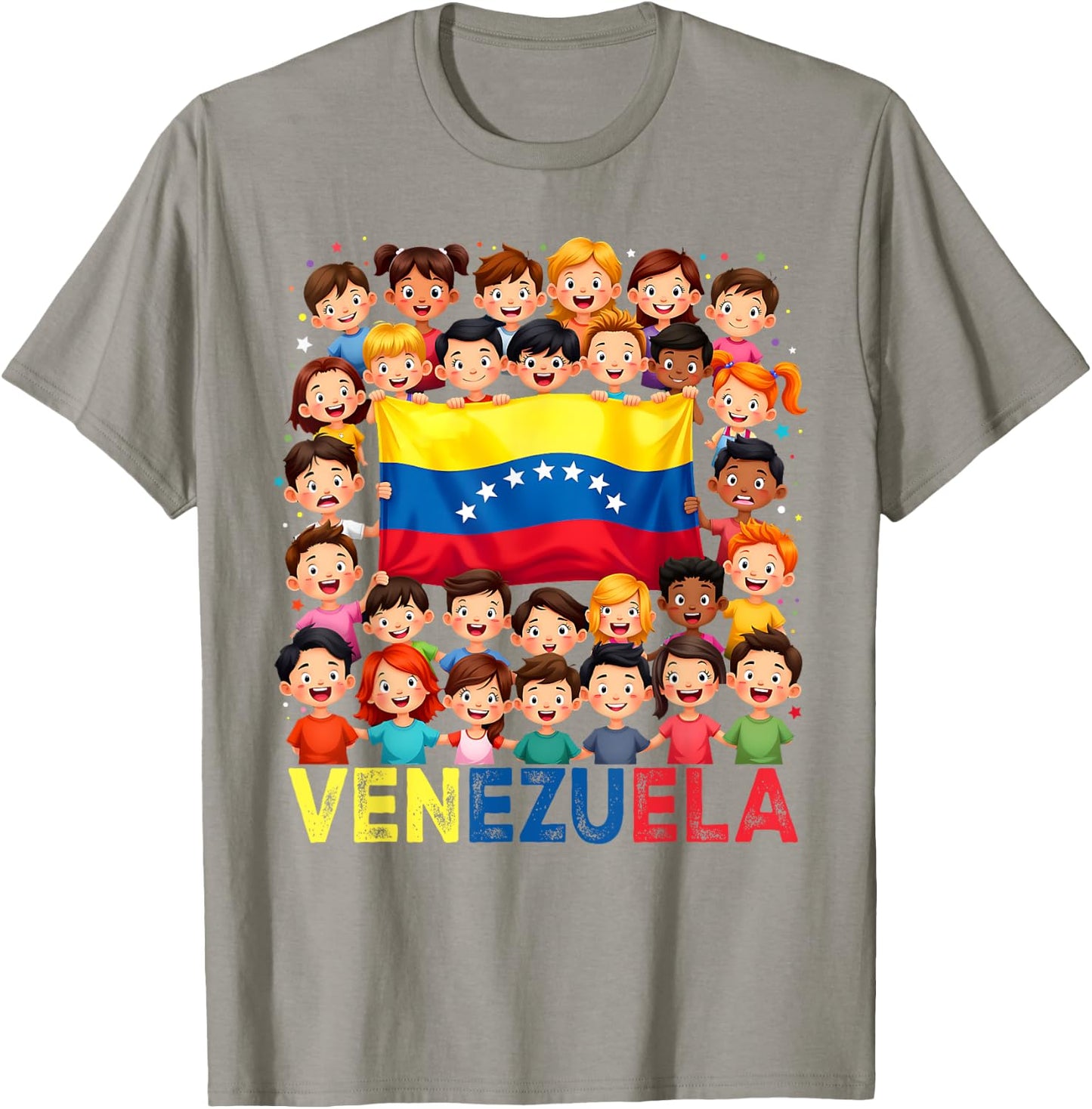 Hispanic Heritage Month Costume Venezuela Flag Pride Kids T-Shirt - T-Shirt | Sand