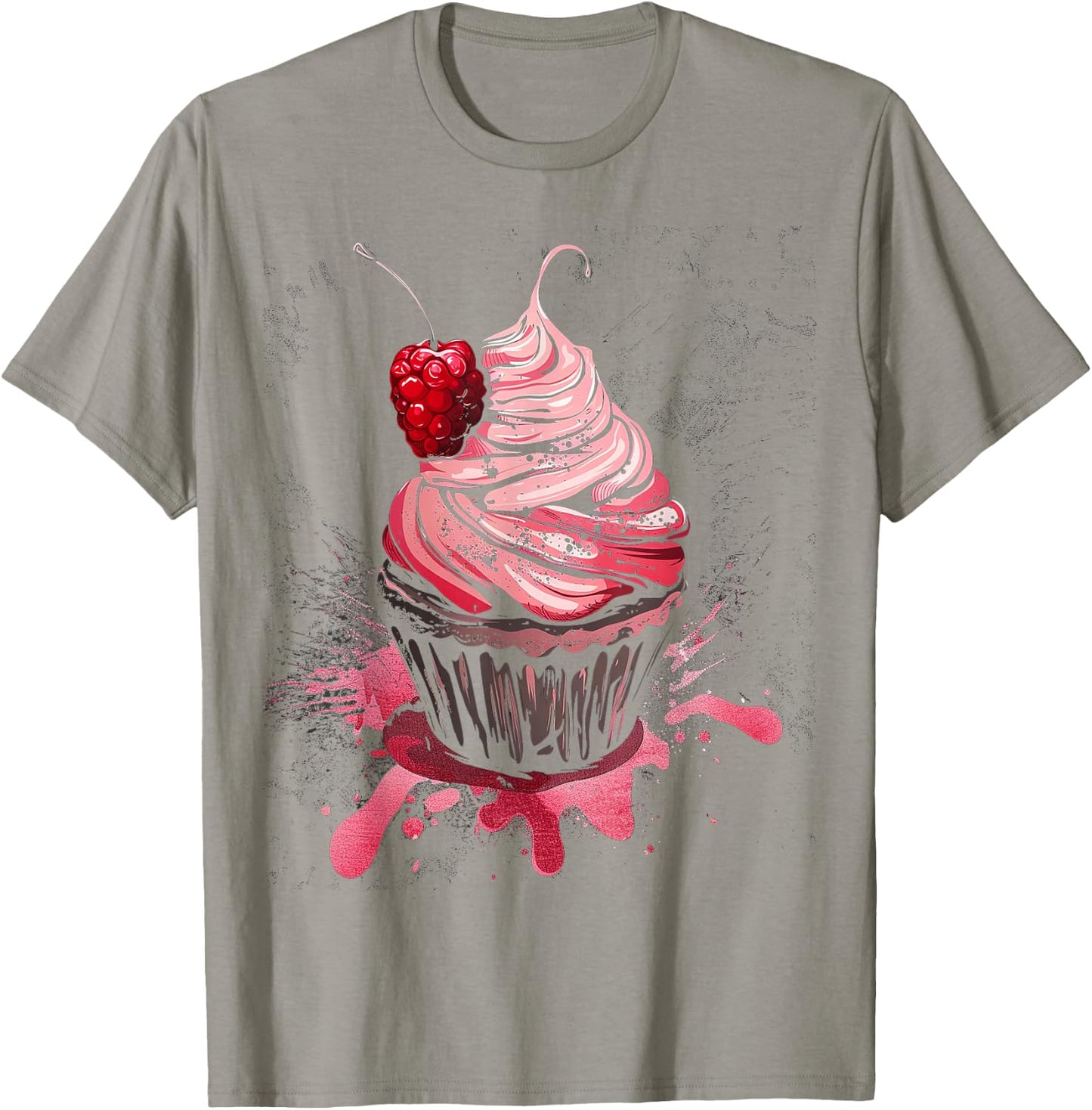 Cupcake Vintage T-Shirt - T-Shirt | Sand