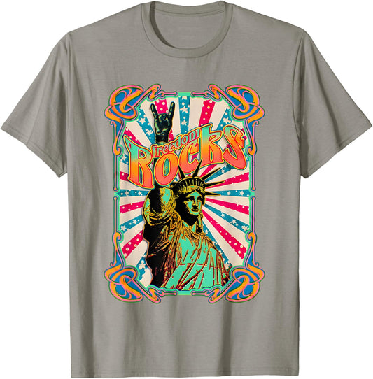 Freedom Rocks T-Shirt - T-Shirt | Sand