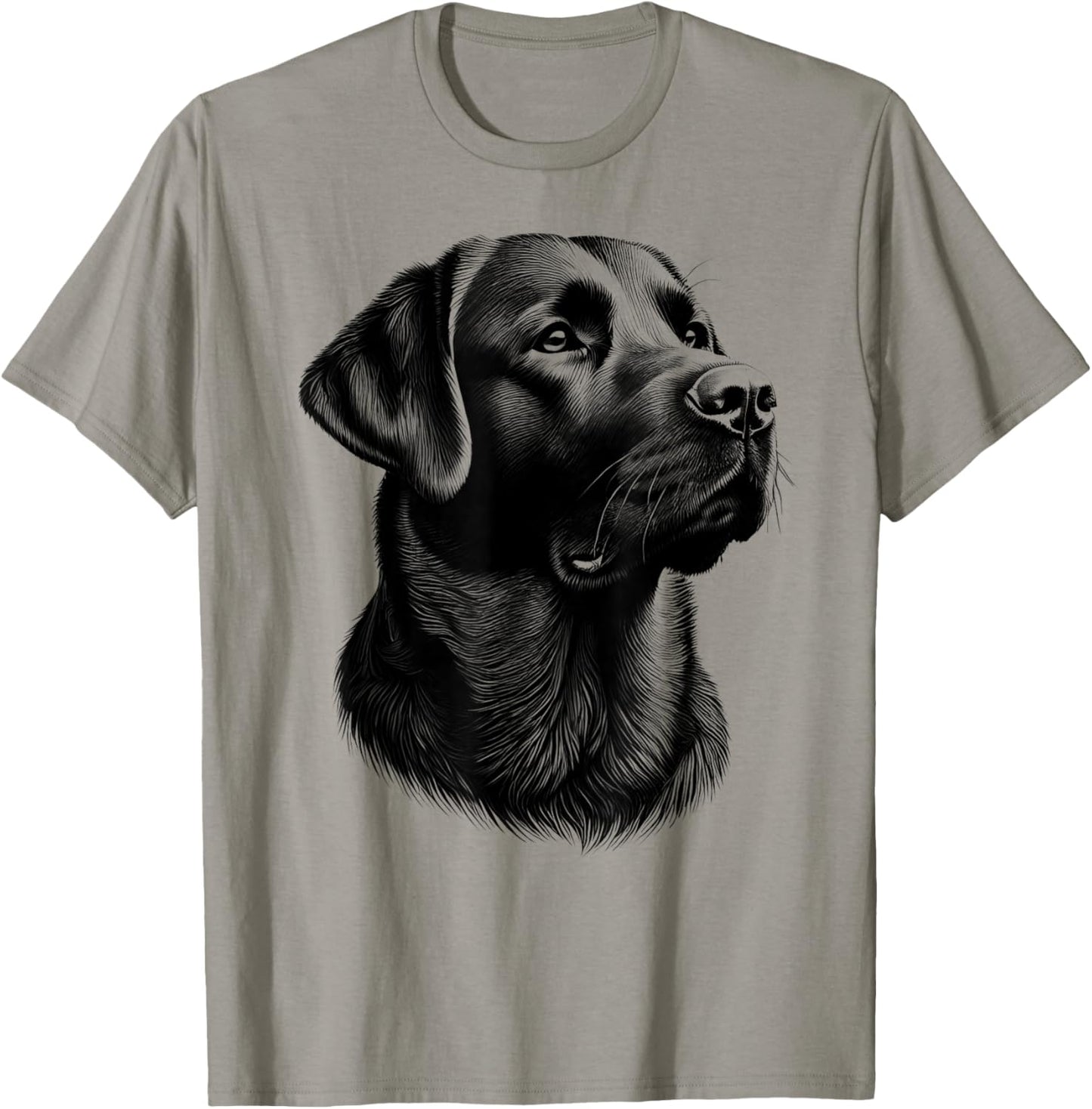 Proud Labrador Head Drawing Style T-Shirt - T-Shirt | Sand