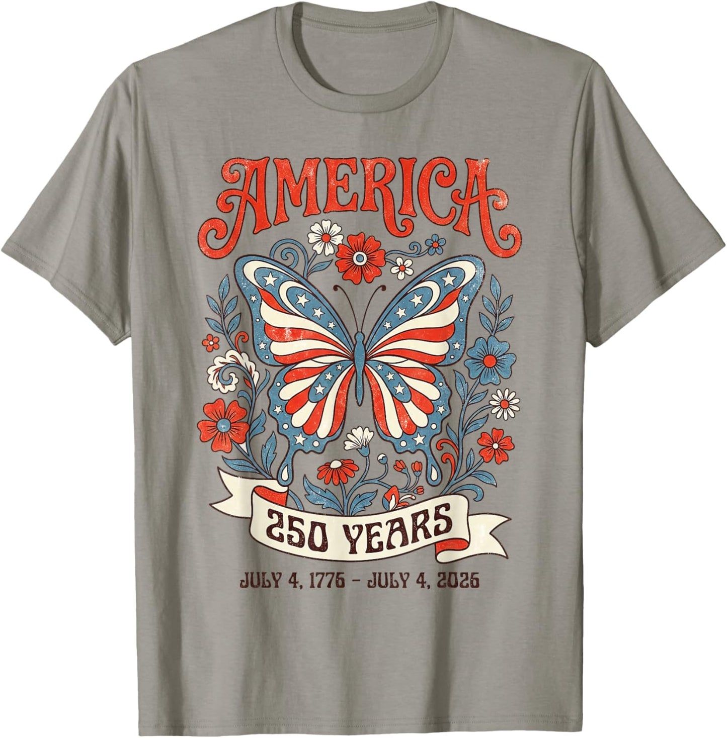250th Anniversary USA Women Hippie Boho 4th July 250 Women T-Shirt - T-Shirt | Sand