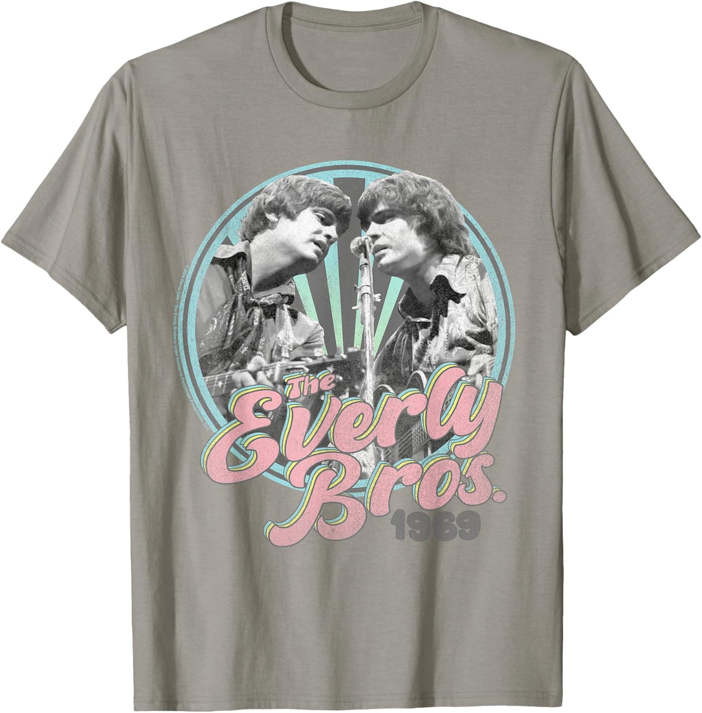 The Everly Brothers Guitars 1969 T-Shirt - T-Shirt | Sand