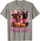 In October We Wear Pink German Shepherd Breast Cancer Gifts T-Shirt - T-Shirt | Sand