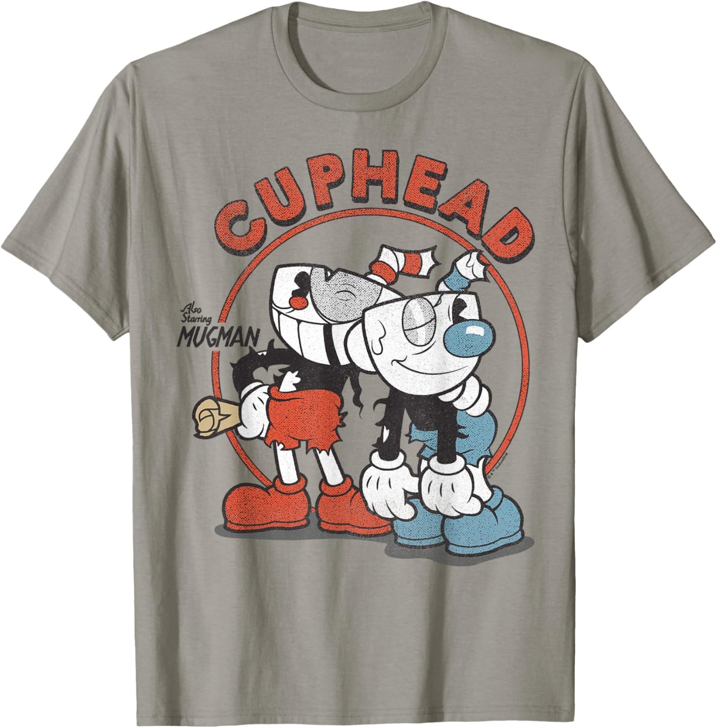 Cuphead And Mugman Beat Up Bros Graphic T-Shirt - T-Shirt | Sand