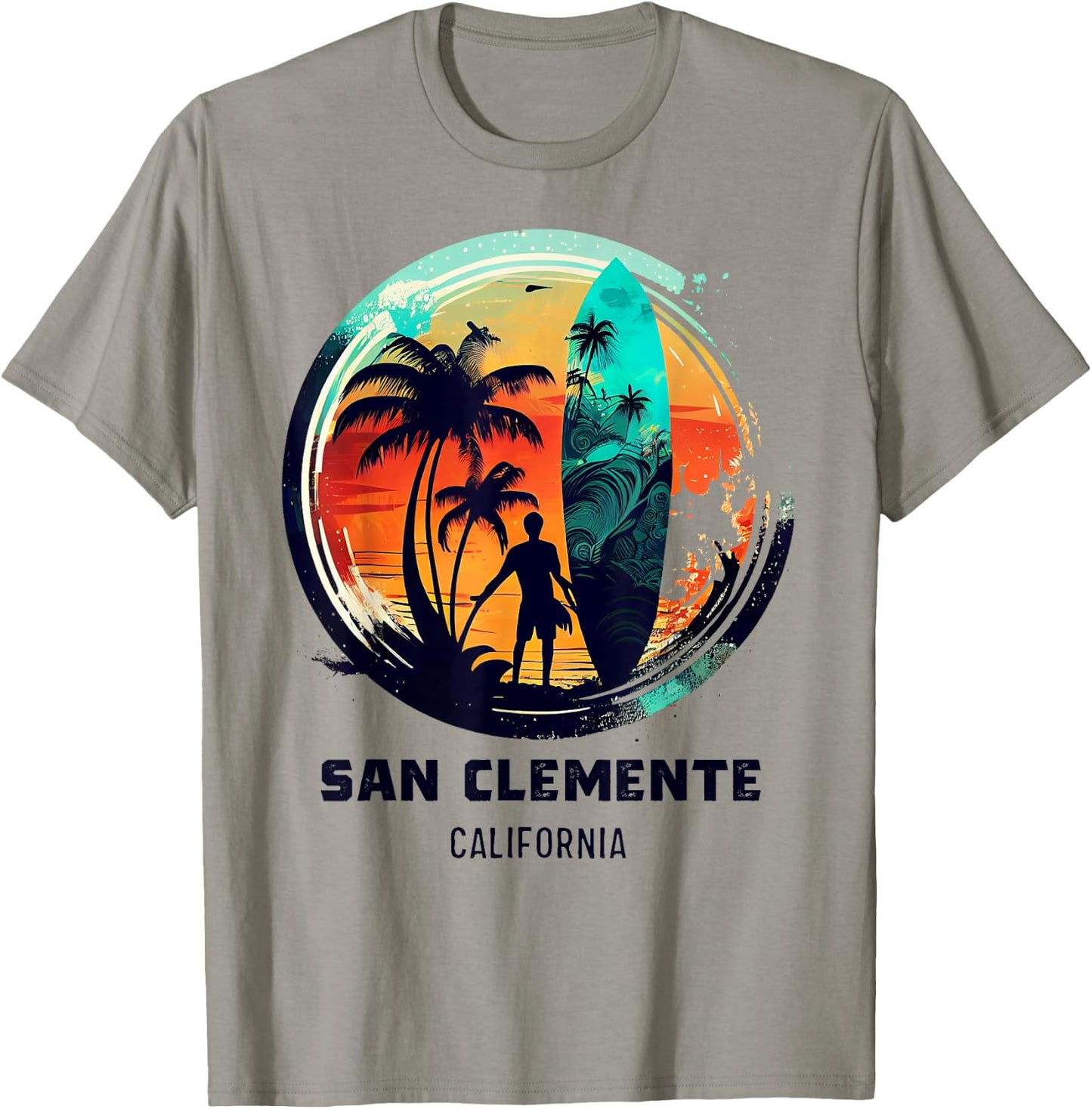 San Clemente California T-Shirt - T-Shirt | Sand
